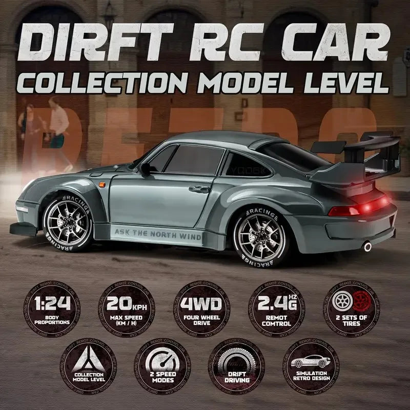 Old Porsche RC Drift Car
